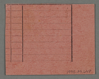 1995.89.648 front
Work assignment slip from the Kovno ghetto

Click to enlarge
