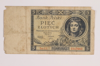 2014.459.5 front
5 zlotych note, Bank Polski

Click to enlarge