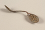 Bent, rusted teaspoon recovered from Chelmno killing center