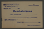 Certificate, Kovno ghetto Labor Department