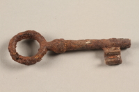1989.308.30 side a
Large, rusted metal key recovered from Chelmno killing center

Click to enlarge