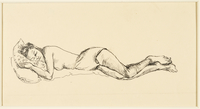 1988.1.42 front
Drawing of a sleeping seminude woman sleeping on her side by a German Jewish internee

Click to enlarge