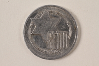 1996.74.7 front
Łódź (Litzmannstadt) ghetto scrip, 10 mark coin

Click to enlarge