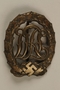 Bronze DRL sport badge awarded to those wounded during the war
