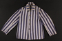 Concentration camp inmate jacket worn by Polish Jewish woman in Auschwitz and Ravensbrueck