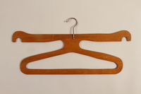 1998.65.1_i front
Three hangers for a wardrobe trunk used by German Jewish refugees on the MS St. Louis

Click to enlarge