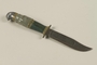 Hunting knife with leather sheath used by Lithuanian labor camp inmate