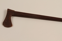 1999.170.2 left side
Walking stick received as a gift by a French Jewish boy who survived in hiding

Click to enlarge