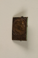 1999.98.1 front
Pin worn by member of the Zionist youth group, Betar

Click to enlarge