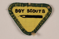 2000.24.9 front
Boy Scout badge issued to Jewish refugee in Shanghai

Click to enlarge