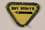 Boy Scout badge issued to Jewish refugee in Shanghai