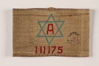 2001.196.2 front
Handmade Jewish worker armband with a blue Star of David

Click to enlarge