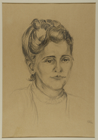 1988.1.71 front
Portrait of woman with swept up hair by a German Jewish internee

Click to enlarge