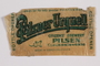Packaging from Pilsner Urquelle beer bottle opener, Pilsen, Czechoslovakia