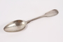 Silver fiddle patterned tablespoon saved by German Jewish refugees