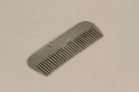 1990.220.1 front
Comb made from airplane parts by a Polish Jewish female slave laborer

Click to enlarge