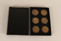 1990.23.240.1 open
Black and white patterned case for medals awarded postwar to a Dutch resistance leader

Click to enlarge