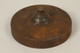 Metal scale weight of the type used in Łódź Ghetto