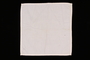 White handkerchief with a stitched border carried by a Kindertransport refugee