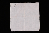 2006.492.11 front
White handkerchief with a fan design carried by a Kindertransport refugee

Click to enlarge