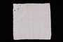 White handkerchief with a fan design carried by a Kindertransport refugee
