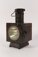 1990.291.2 front left 3/4 view
Railroad signal lantern with a reflector from Sobibor railroad station

Click to enlarge