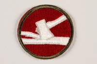 2004.749.13 front
US Army 84th Infantry Division shoulder sleeve patch with an axe splitting a rail

Click to enlarge