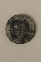2008.201.11 front
Nazi Germany, 10 reichspfennig coin

Click to enlarge