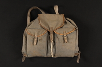 1990.307.5 front
Rucksack used by a German Jewish family going into hiding

Click to enlarge