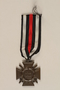 Honor Cross of the World War 1914/1918 combatant veteran service medal awarded to a German Jewish soldier