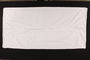 Monogrammed white garment bag brought with a Polish Jewish emigre