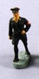 Toy Nazi SS figurine in a black uniform with swastika armband acquired by a US family in Vienna