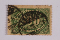 2006.265.46 front
Postage stamp, 300 mark, issued in Germany during hyperinflation in the Weimar Republic

Click to enlarge