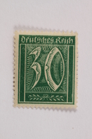 2006.265.110 front
Postage stamp, 30 mark, issued in Germany during hyperinflation in the Weimar Republic

Click to enlarge