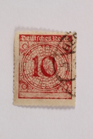 2006.265.130 front
Postage stamp, 10 mark, issued in Germany during hyperinflation in the Weimar Republic

Click to enlarge