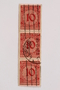 Postage stamp, 10 mark, issued in Germany during hyperinflation in the Weimar Republic