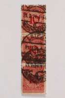 2006.265.135 - 137 front
Postage stamp, 10 mark, issued in Germany during hyperinflation in the Weimar Republic

Click to enlarge