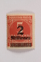 Postage stamp, 5 tausend mark, issued in Germany during hyperinflation in the Weimar Republic
