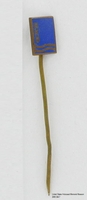 2009.364.7, stickpin with blue enamel decoration and the initials BKB, Tom T. Kovary Collection
