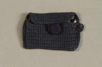 1990.57.2 front
Blue crocheted change purse made in Gurs internment camp for a German Jewish prisoner

Click to enlarge