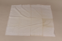 2010.442.10 front
Large embroidered white pillowcase with scalloped edges recovered by a Hungarian Jewish woman from her neighbors

Click to enlarge