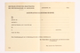 Blank sheet of paper for use by a Dutch resistance member to forge identity cards