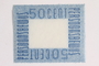 Postage stamp for use by a Dutch resistance member to forge identity cards