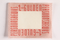 2010.441.81 front
Postage stamp for use by a Dutch resistance member to forge identity cards

Click to enlarge