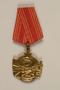Yugoslav Orden za Hrabrost medal, ribbon, box, and certificate awarded to a Macedonian Jewish partisan woman