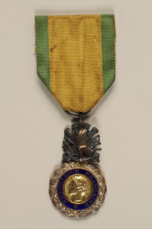 French War Medals : Medaille Militaire Military Medal.