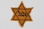 Unused Star of David badge with Jude issued to a German Jewish youth