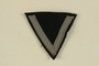 Unused Waffen SS sleeve chevron acquired postwar by a US soldier