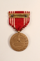 2003.149.20 back
Good Conduct medal and ribbon issued to a German Jewish German US soldier

Click to enlarge