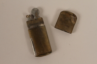 2003.149.69 open
Reusable embossed cigarette lighter used by German Jewish German US soldier

Click to enlarge